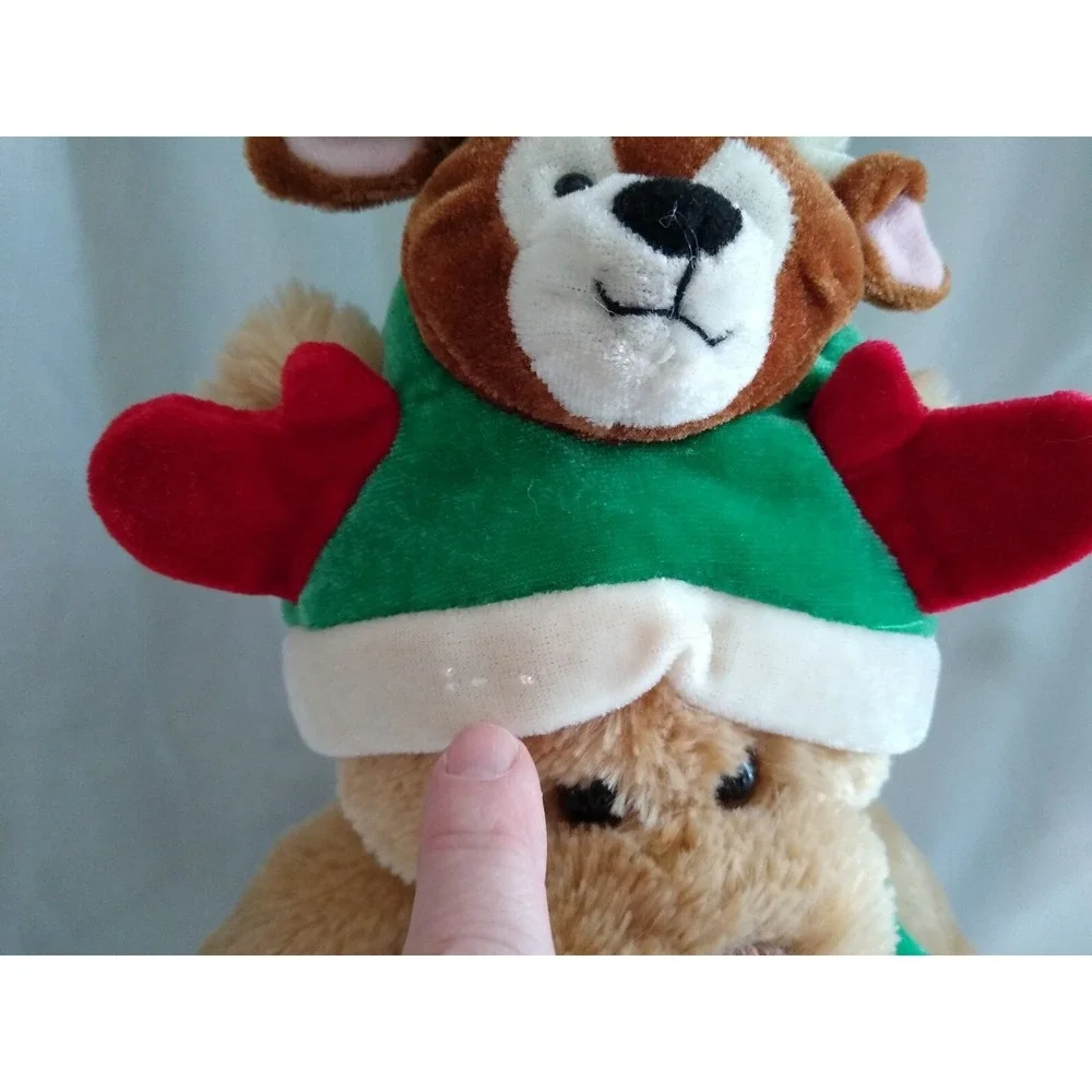 Gund Heads & Tales Christmas Bear Hat Scarf Reindeer Style # 45180 Plush Toy